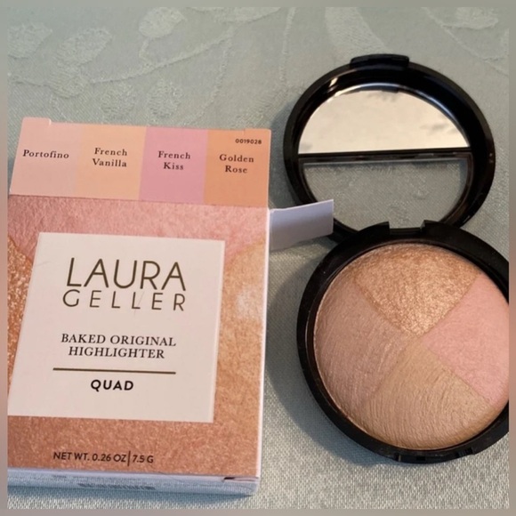 Laura Geller Other - Laura Geller Baked Original Highlighter Quad
- 4 different shades of highlighter